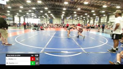 170 lbs Rr Rnd 1 - Landon Hicks, Indiana Outlaws Blue vs Mathew Curtin, Central MD Wrestling