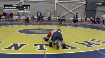 133 lbs Cons. Round 3 - Shaun McLaughlin, Roger Williams vs Max Martinez, Wesleyan (CT)