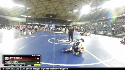 126 lbs Semifinal - Raiden Cook, Victory Wrestling-Central WA vs Bennett Nocula, NWWC