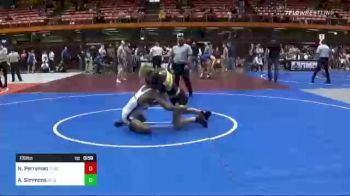 130 lbs Consi Of 4 - Nathan Perryman, Temecula Valley vs Austin Simmons, Bd Drillers