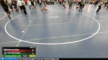 127 lbs Champ. Round 2 - Peyton Hellmann, SD vs Brooklyn Garza, TX