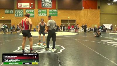 197 lbs Semifinal - Dylan Henry, Palomar College vs Tasman Cassell, Moorpark College