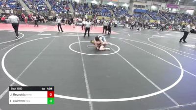 155 lbs Quarterfinal - Jaxson Reynolds, Windsor Middle School vs Ezekiel Quintero, Trinidad