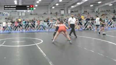 120 lbs Rr Rnd 1 - Nolan Wright, Dover Bandits - HSB vs Dan Dourand, New England Gold - HSB