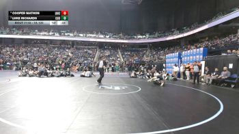 7A 120 lbs Cons. Semi - Cooper Mathon, Lake Norman High School vs Luke Richards, Cardinal Gibbons