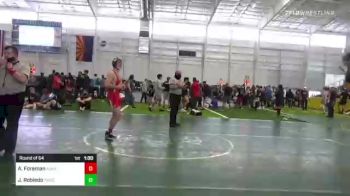 170 lbs Round Of 64 - Alex Rapelje, Rooster Savage vs Erik Johnson, Nor Cal Wr Ac