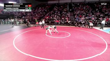 6A 155 lbs 1st Place Match - Madison Sherman, Skyridge vs Gabriela Galvez, Layton