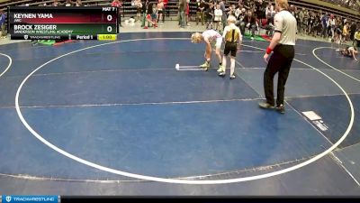 61 lbs Champ. Round 1 - Brock Zesiger, Sanderson Wrestling Academy vs Keynen Yama, JWC