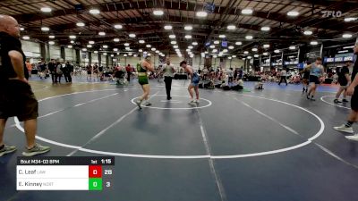 170 lbs Rr Rnd 3 - Caidyn Leaf, Off The Hook - Blue vs Evan Kinney, North Hunterdon Wrestling Club