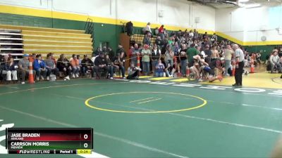 120 lbs Cons. Round 3 - Jase Braden, Ashland vs Carrson Morris, Midview