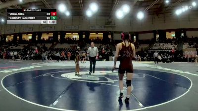 100 lbs Cons. Round 1 - Julia Abel, Hereford vs Lindsay Laguerre, Wicomico