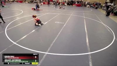 97 lbs Cons. Round 3 - Grahm Jacobson, NRHEG Panther Youth Wrestling Club vs Gavin Rau, New Prague Wrestling