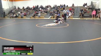 J-10 lbs Quarterfinal - Everett Kahn, North Liberty Wrestling Club vs Adler Gibbs, Western Dubuque