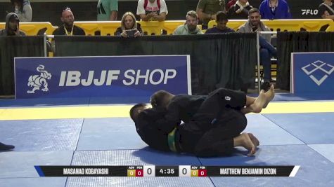 Matthew Benjamin Dizon vs Masanao Kobayashi 2026 Pan Jiu Jitsu IBJJF Championship