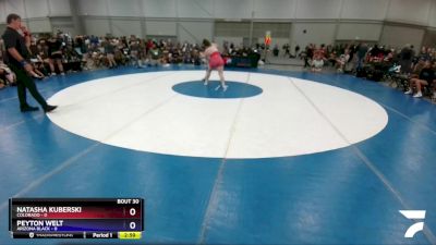 200 lbs Placement Matches (16 Team) - Natasha Kuberski, Colorado vs Peyton Welt, Arizona Black