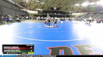 67 lbs Cons. Round 2 - Rhonen Dela Cruz, Kitsap Ironman Wrestling Club vs Graham Cabbage, Prometheus Wrestling Club