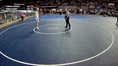 G 126 lbs Champ. Round 2 - Emma Luther, Benton Girls vs Jordan LaBorde, C.E. Byrd Girls