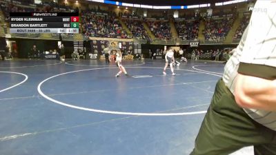 85 lbs Consy 1 - Ryder Kleinman, Montoursville vs Brandon Bartlett, Wilkes Barre