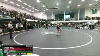 105 lbs Semifinal - Cora Remacle, Wind River vs Hailey Wall, Worland