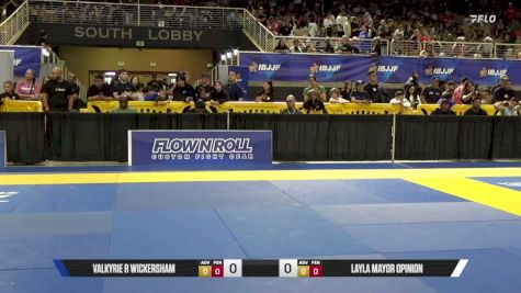 Layla Mayor Opinion vs Valkyrie R Wickersham 2026 Pan Kids Jiu-Jitsu IBJJF Championship