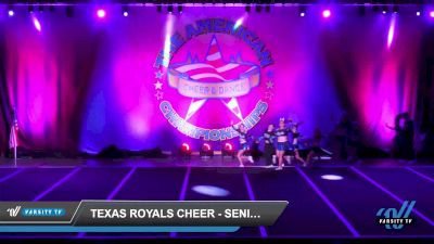 Texas Royals Cheer - Senior Sapphire [2022 L1 Senior - D2 Day 1] 2022 The American Spectacular Houston Nationals DI/DII