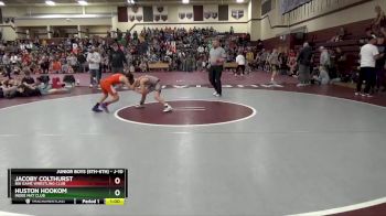 J-10 lbs Cons. Semi - Huston Hookom, Indee Mat Club vs Jacoby Colthurst, Big Game Wrestling Club