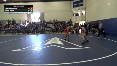 184 lbs Quarterfinal - Carlos Garcia, Unattached vs Gavin Funk, San Francisco State