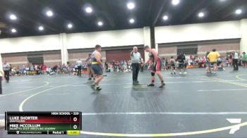 220 lbs Round 5 - Luke Shorter, Unattached vs Mike McCollum, Palmetto State Wrestling Academy