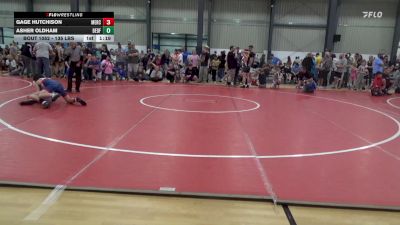 135 lbs Quarterfinal - Gage Hutchison, Mercersburg vs Asher Oldham, Bedford