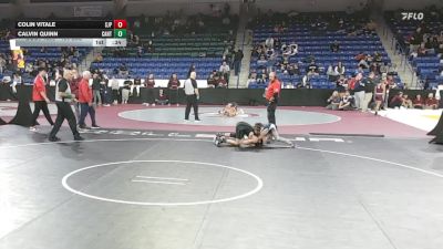 106 lbs Consi Of 16 #1 - Colin Vitale, Saint John's Prep vs Calvin Quinn, Canton
