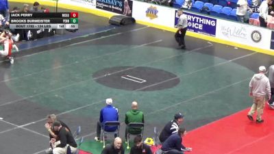 124 lbs Consi Of 8 #2 - Jack Perry, McGuffey vs Brooks Burmeister, Penn Trafford