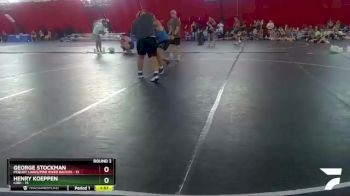 285 lbs Round 2 (16 Team) - George Stockman, Pequot Lakes/Pine River Backus vs Henry Koeppen, Lodi