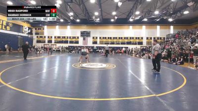 190 lbs Quarterfinal - Heidi Radford, North Allegheny vs Hannah Hornick, Seneca Valley