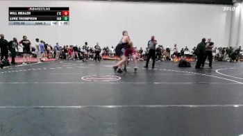 215 lbs Round 1 (4 Team) - Luke Thompson, Ga Misfits vs Will Mealer, Circle Training Center
