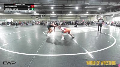 145 lbs Quarterfinal - Stetson Gabel, Bear Cave vs Kortney Akpan, WTC