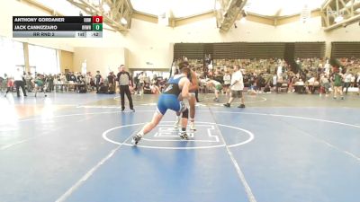 197-H2 lbs Rr Rnd 2 - Anthony Gordaner, Rhode Rage Wrestling vs Jack Cannizzaro, Becton Reg/Wood Ridge