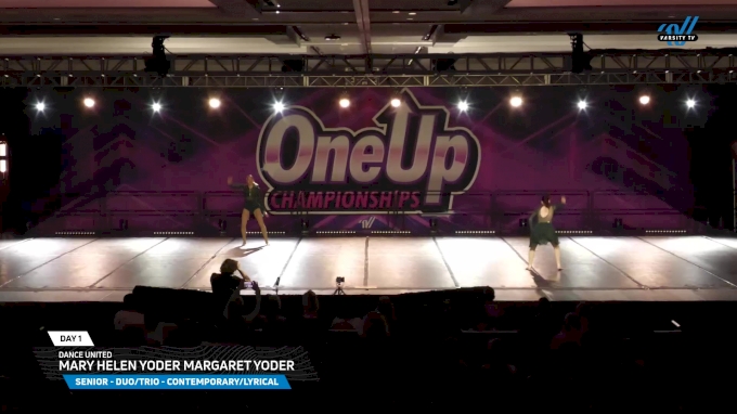 Dance United - Mary Helen Yoder Margaret Yoder [2025 Senior - Duo/Trio ...