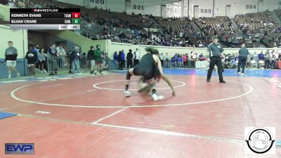 120 lbs Consi Of 16 #2 - Kenneth Evans, Team Guthrie Wrestling vs Elijah Crane, Carl Albert