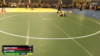 65 lbs Champ. Round 1 - Weston Streich, UNITED vs Isaiah Ebner, DGF