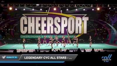 Legendary CYC All Stars - Legendary CYC Recon [2022 L1 Junior - D2 - Small - A] 2022 CHEERSPORT National Cheerleading Championship