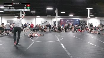 84 lbs Round 4 (6 Team) - Luca Padilla, Diamond State Inferno vs Cullen Ondek, Xtreme Team Grey