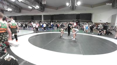 81 lbs Quarterfinal - Isiah Mohallim, Edge Wrestling - MSC vs Micah Daniel, Rabbit Wrestling Club - MSC
