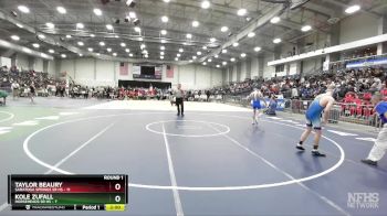 131 lbs Round 1 (3 Team) - Kole Zufall, Horseheads Sr HS vs Taylor Beaury, Saratoga Springs Sr HS