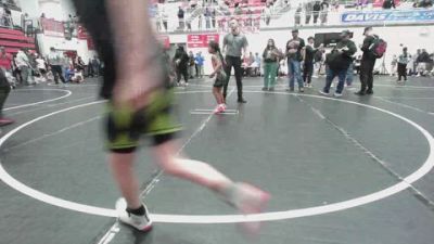 55 lbs Consi Of 4 - Liliana Clitso, Darko Valley Wolf Pack vs Karter Hanna, Standfast