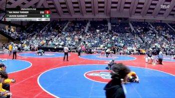 4A-126 lbs Cons. Round 1 - Na`Jwan Turner, Stockbridge vs Jaxon Barnett, Harris County