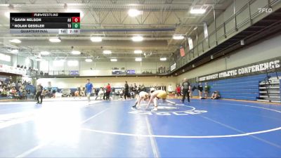 165 lbs Quarterfinal - Nolan Gessler, Tiffin vs Gavin Nelson, Ashland