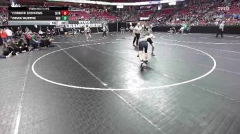 D2-138 lbs Cons. Round 1 - Devin Wudtke, Wittenberg-Birnamwood vs Connor Steffens, Seymour