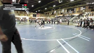 120 lbs Cons. Round 7 - Ethan Busby, Vacaville vs Maddox Hazard, Sultana