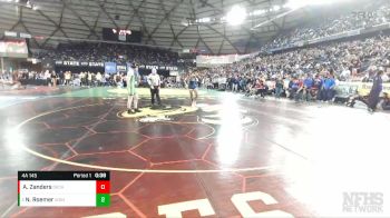 4A 145 lbs Cons. Round 1 - Nate Roemer, Woodinville vs Anthony Zanders, Decatur