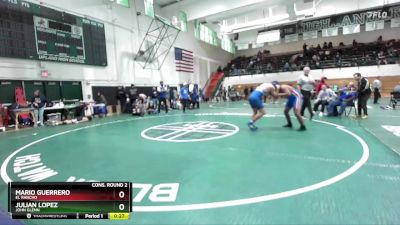 215 lbs Cons. Round 2 - Mario Guerrero, El Rancho vs Julian Lopez, John Glenn